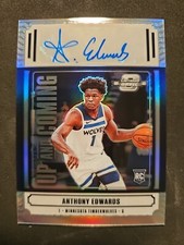 2020-21 Panini Contenders Optic Up and Coming Anthony Edwards Rookie Auto /99 RC