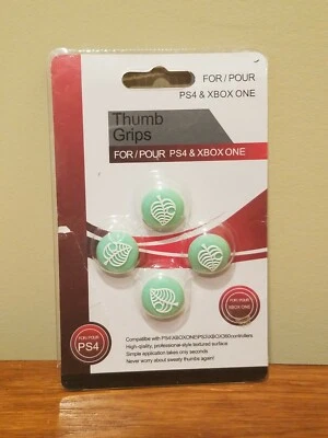 Empuñaduras para Pulgar para PS4 Xbox One PS3 Xbox 360 Verde con Hoja Blanca Animal Crossing Foto 1 de 2