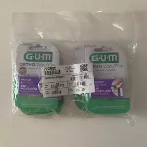 Lot of 6 Packs Gum Ortho Wax w/ Vitamin E Unflavored Pre-Cut - NEW SEALED - Picture 1 of 2