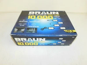 BRAUN 59223 50FT LED STRING WORK LIGHTS 10,000 LUMENS- NEW? (AMS74) - Picture 1 of 7