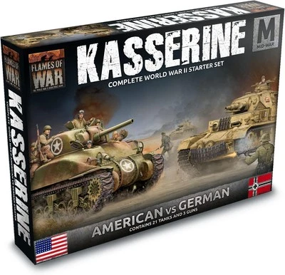 Flames of War Kasserine WW2 Starter Set - American vs German North Africa - Image 1 of 4