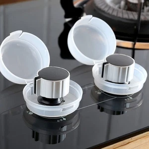 Protector de placa de gas de 10 piezas protector de botón de cocina interruptores de estufa cubierta protectora - Imagen 1 de 10