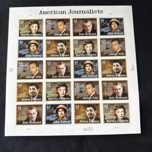 AMERICAN JOURNALISTS US SC#4248-52 MNH Full Sheet 2008 Issue - Picture 1 of 2