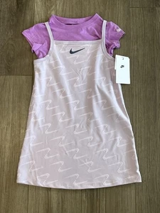 Nike Girls New Purple Jumper Dress, Sizes 4, 5, 6 - Picture 1 of 1
