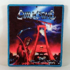 GUILLOTINA Bajo La Guillotina PEQUEÑO PARCHE Logotipo de Banda Impreso - Imagen 1 de 6