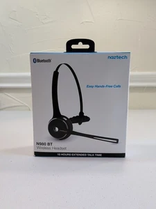 Naztech N980 BT Bluetooth Over-The-Head Headset 6.9"Lx6.3"Dx2.4"H  - Picture 1 of 8