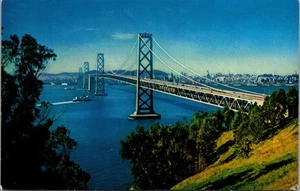 Postal de San Francisco - Oakland Bay Bridge California CA - Imagen 1 de 2