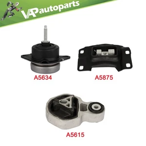 Engine Motor Mount For 2012-2015 Explorer L4 2.0L 3pcs A5634 A5875 A5614 - Picture 1 of 11