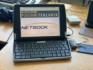 Psion Series 7 - Teklogix Netbook Pro PsionLX Linux WinCE funktionstüchtig + Akku + Netzteil - Bild 1 von 21