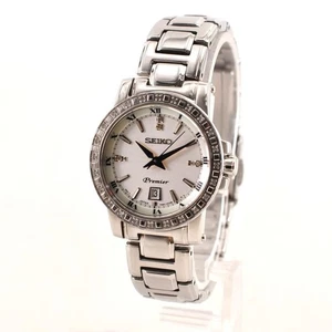 Seiko Premier Quartz Watch 7N82-0JJ0 Rare Working Genuine Japan Used Rare - Picture 1 of 10