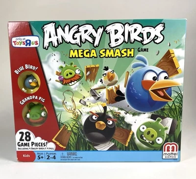 RARE Angry Birds Mega Smash Game - ToysRUs Exclusive Mattel - NEW SEALED (READ) - Image 1 of 4