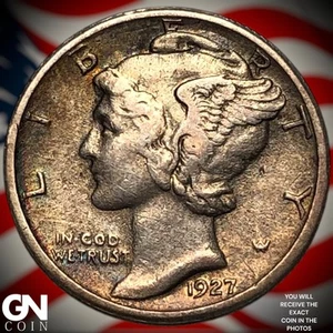 1927 S Mercury Dime Z7523 - Picture 1 of 2