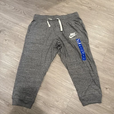 Nike Mujer Gris Just Do It Calce Estándar Joggers Cordón Talla L 883723-091 Foto 1 de 4