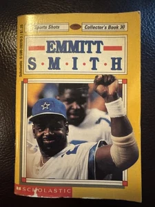 Scholastic Sports Shots Emmitt Smith Collector's Book 3 x 4/12 Cowboys HOF - Picture 1 of 4