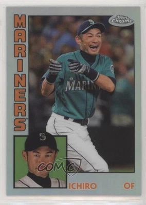 2019 Topps Chrome 1984 Topps Refractor Ichiro Suzuki Ichiro #84TC-14 HOF - Image 1 of 2