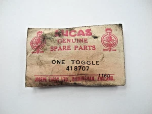Oldtimer Lucas 418707 KIPPHEBEL MESSING für DM2 DM2P4 DM6A DMX6A DMBX6A Verteiler - Bild 1 von 3