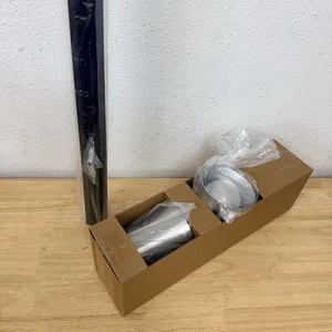 Hampton Bay Flared Brushed Nickel 3-Light Integrated LED Linear Track Lighting - Picture 1 of 3