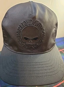 Harley-Davidson Herren Skull, Snap-Back Baseball Cap/Mütze. Schwarz. - Bild 1 von 7