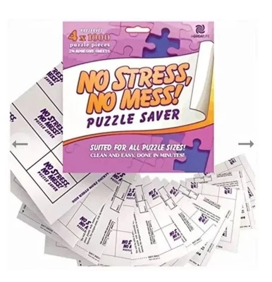 Ahorrador de rompecabezas sin estrés sin líos conserva 4x1000 piezas de rompecabezas 24 hojas Foto 1 de 4