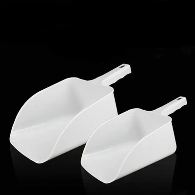 1 PIEZA Cuchara de Hielo ABS Pequeña Máquina de Hielo Harina Cereal Azúcar Mango Pala Blanca + Foto 1 de 4