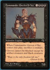 Commander Greven il-Vec Tempest NM Black Rare MAGIC CARD (ID# 249652) ABUGames