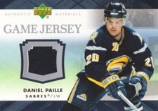 2007-08 Upper Deck Game Jersey Series 1 Daniel Paille #J-DP