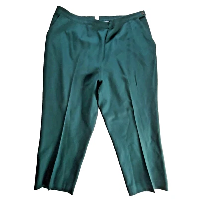 Vintage Pendleton Women's Wool Pants - 24W - Made in USA - Dark Green #3193 - Image 1 of 4