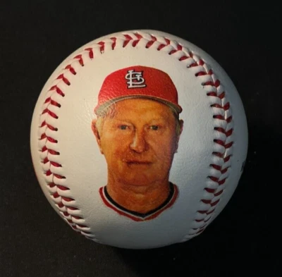 St Louis Cardinals Red Schoendienst 1969 HOF Souvenir Collectible Baseball NEW - Image 1 of 4