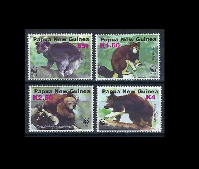 Papúa Nueva Guinea - 2003 4v. MNH Canguros Especies en Peligro Animales WWF  Foto 1 de 1