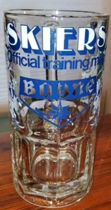 Boyne Mountain Souvenir Official Training Mug Glass Skiing Skier Resort Michigan - Picture 1 of 9