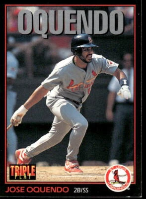 1993 Triple Play #228 Jose Oquendo - Image 1 of 2