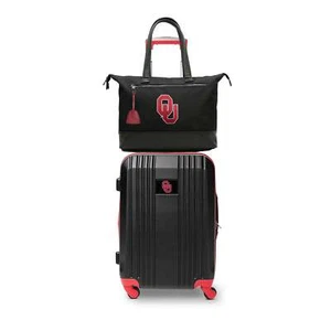 Oklahoma Sooners Premium Laptop Tote Bag and Luggage Set - Picture 1 of 1