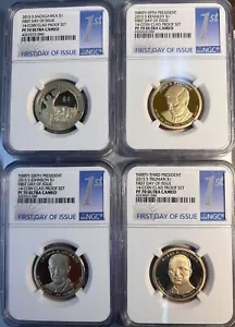 NGC PF-70 FIRST DAY ISSUE! 2015 CLAD PROOF SET 14 COINS - Picture 1 of 8