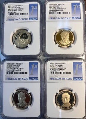 NGC PF-70 FIRST DAY ISSUE! 2015 CLAD PROOF SET 14 COINS - Image 1 of 4