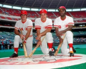 Pete Rose, Johnny Bench, and Joe Morgan Cincinnati Reds Photo Print Poster - Picture 1 of 1