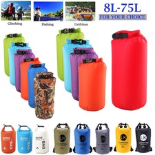 8L-75L Waterproof Dry Bag Canoe Kayak Boating Camping Swimming Floating Sack lot