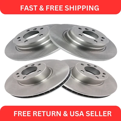 Brake Rotor Set For 97-00 540i 95-01 740i 740iL 93 850Ci 94-95 850CSi 91-92 850i - Image 1 of 4