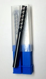 Lote de 2 herramientas de corte CNC de rendimiento de extremo de carburo 1/4 5 flautas radio 0015 - Imagen 1 de 5