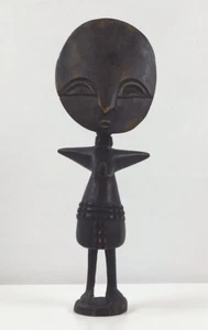 Carved Wood African Fertility Statue Wooden Figure 8 inches - Picture 1 of 8