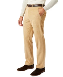 MICHAEL KORS MEN'S MODERN FIT CORDUROY DRESS PANTS COLOR CAMEL SIZE 38W X 34L - Picture 1 of 4