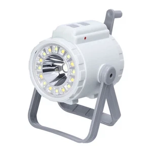 Portable Camping Tent Searchlight SOS Flashlight 3in1 Hand Crank T4J9 - Picture 1 of 11