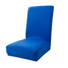 Stretchy Solid Color Chair Cover for Home Dining Elastic and Easy to Use