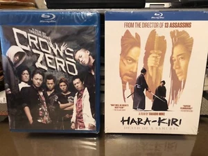 2 Takeshi Miike Blu-ray Disc - Hara-Kiri Death Of A Samurai / Crows Zero NEW! - Picture 1 of 7