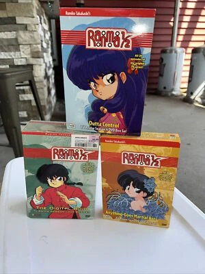 Ranma 1/2 Season 1 2 & 4 Anything Goes Martial Arts Outta Control Digital Dojo - Image 1 of 3
