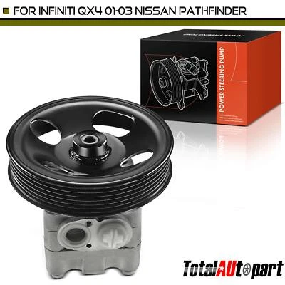 Bomba de dirección asistida con polea para Infiniti QX4 Nissan Pathfinder 2001-2003 3,5 L Foto 1 de 4
