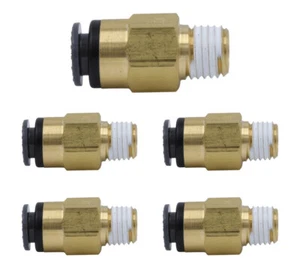 (5 Pack) Cm Pl Str M Conn 5/8 X 3/8 Q5 Replaces OEM: KV2H15-36S - Picture 1 of 6