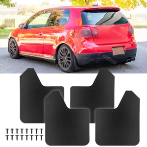For Volkswagen VW Golf MK5 2004-09 4x Front Rear Mud Flaps Splash Guard Mudguard - Picture 1 of 14