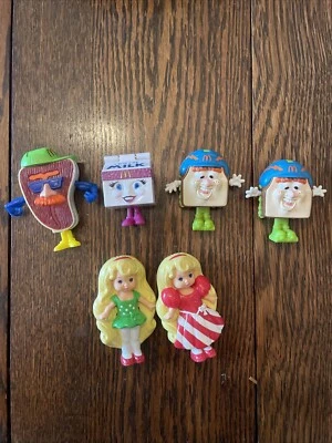 复古麦当劳 Happy Meal Changeables 变形金刚 Lil Miss Candi Stripes 批量 6 件 — 第 1/4 张图片