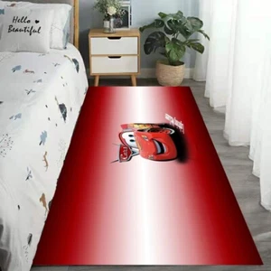 Tappeto passatoia corridoio Cars Lightning McQueen tappeto comodino 2x6 piedi supporto gomma - Foto 1 di 5