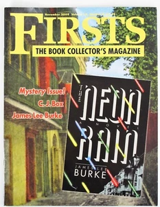 FIRSTS: BOOK COLLECTOR'S MAGAZINE 11/ 09 MYSTERY ISSUE C J BOX/JAMES LEE BURKE - Imagen 1 de 1